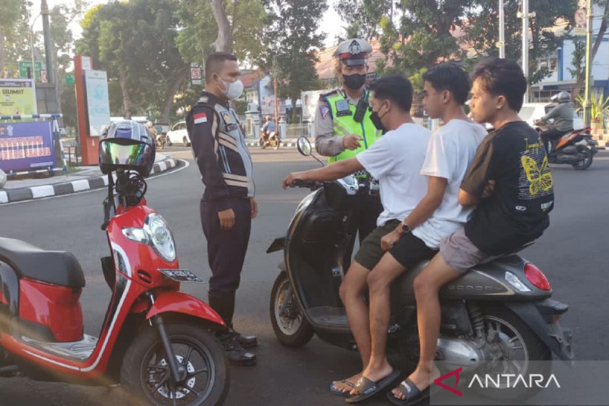 Pelanggaran lalin pada Operasi Keselamatan 2022 di NTB menurun