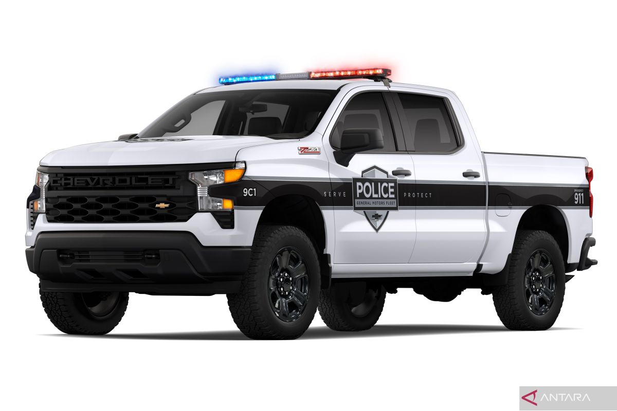 Tampang Chevrolet Silverado yang jadi mobil patroli polisi AS