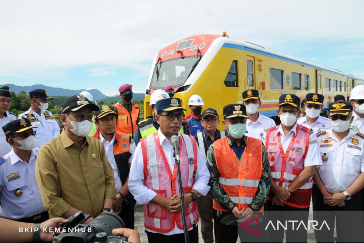 Proyek Menhub : KA di Sulsel jalur Maros-Barru operasi Oktober 2022