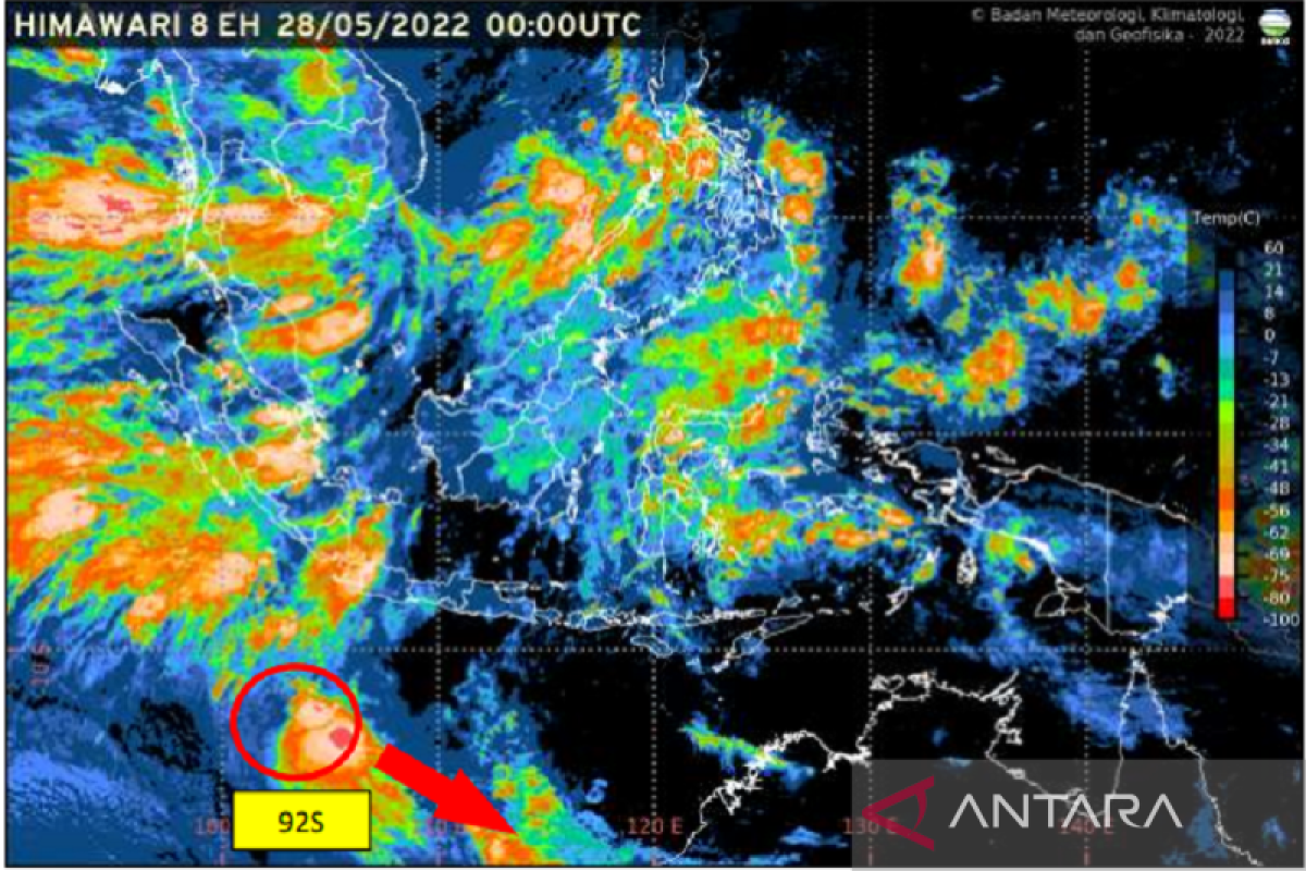 BMKG: Dua bibit siklon tropis berdampak tak langsung pada cuaca