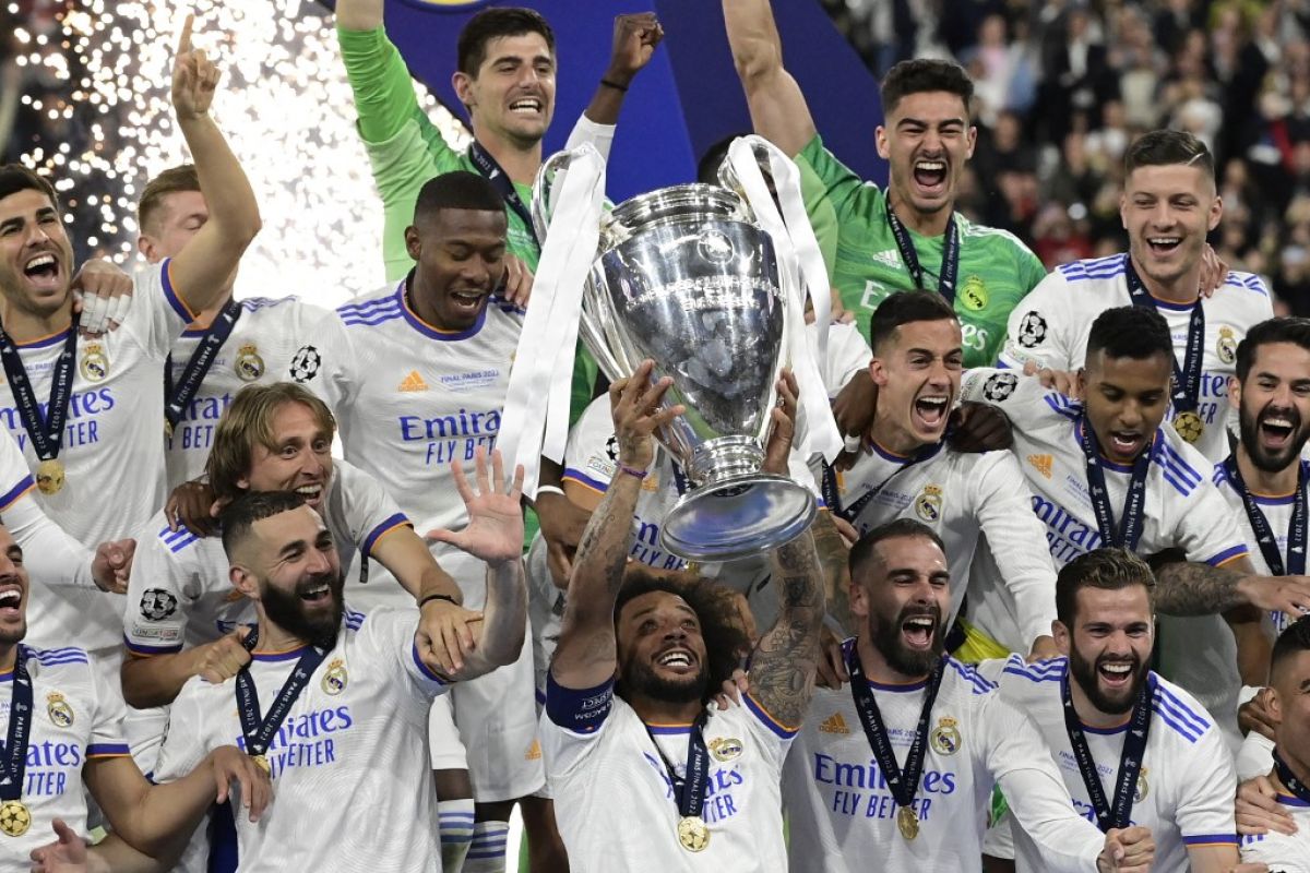 Liga Champions - Courtois sudah berniat juara, Ancelotti tak menyangka menang