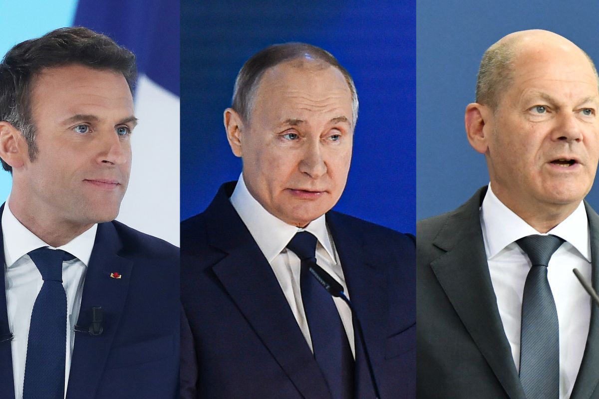 Putin bahas situasi Ukraina dan ketahanan pangan dengan Macron dan Scholz