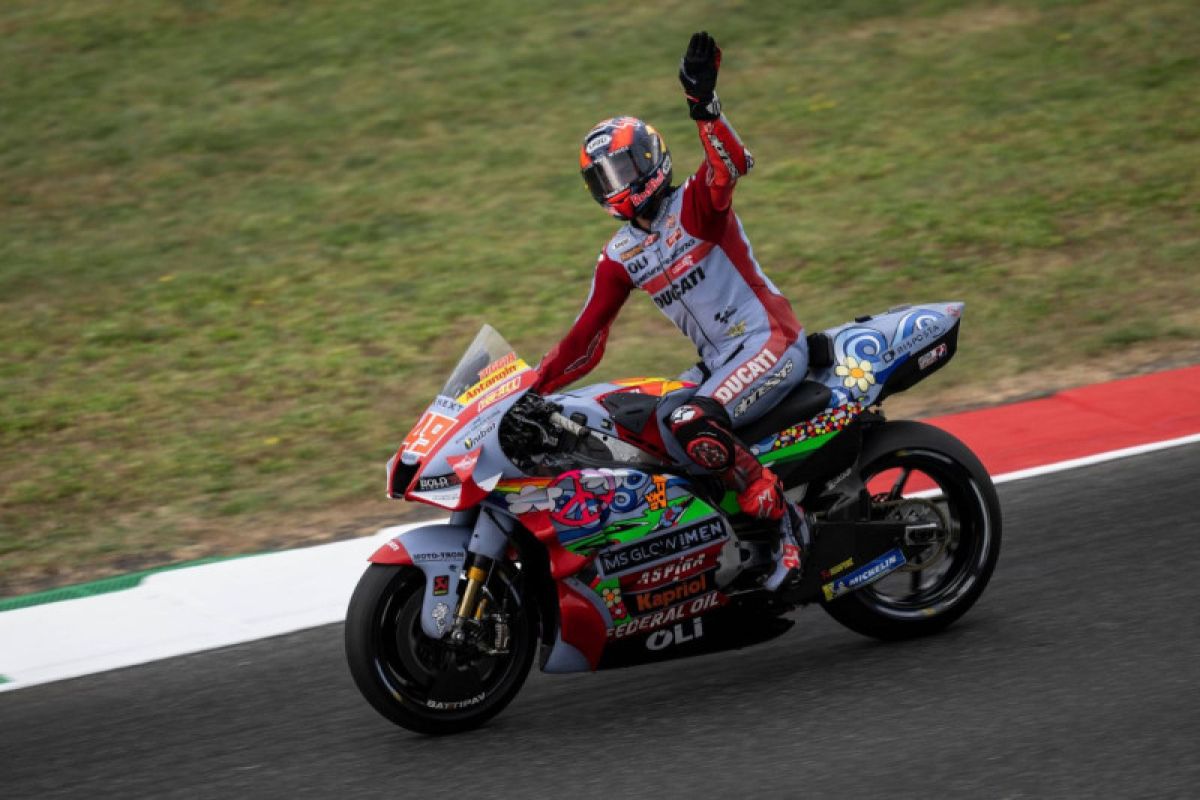 MotoGP Italia - Kejutan Fabio Di Giannantonio ditunggu di garis finis