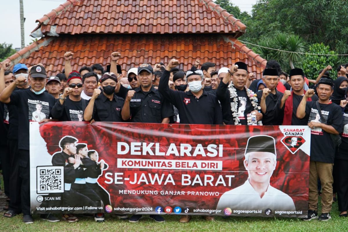 Sahabat Ganjar Pranowo deklarasi komunitas bela diri