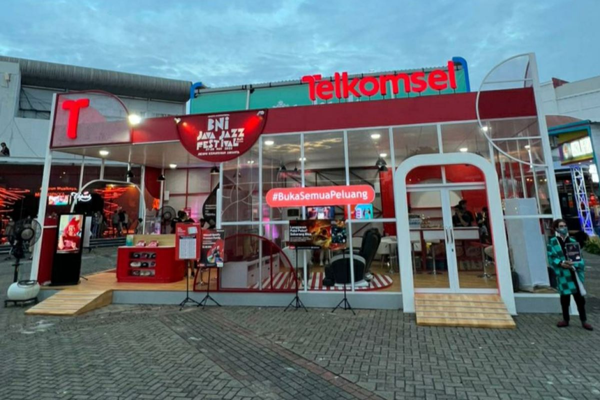 Rumah Kaca Favorite di Java Jazz? Bukan, itu Booth Telkomsel