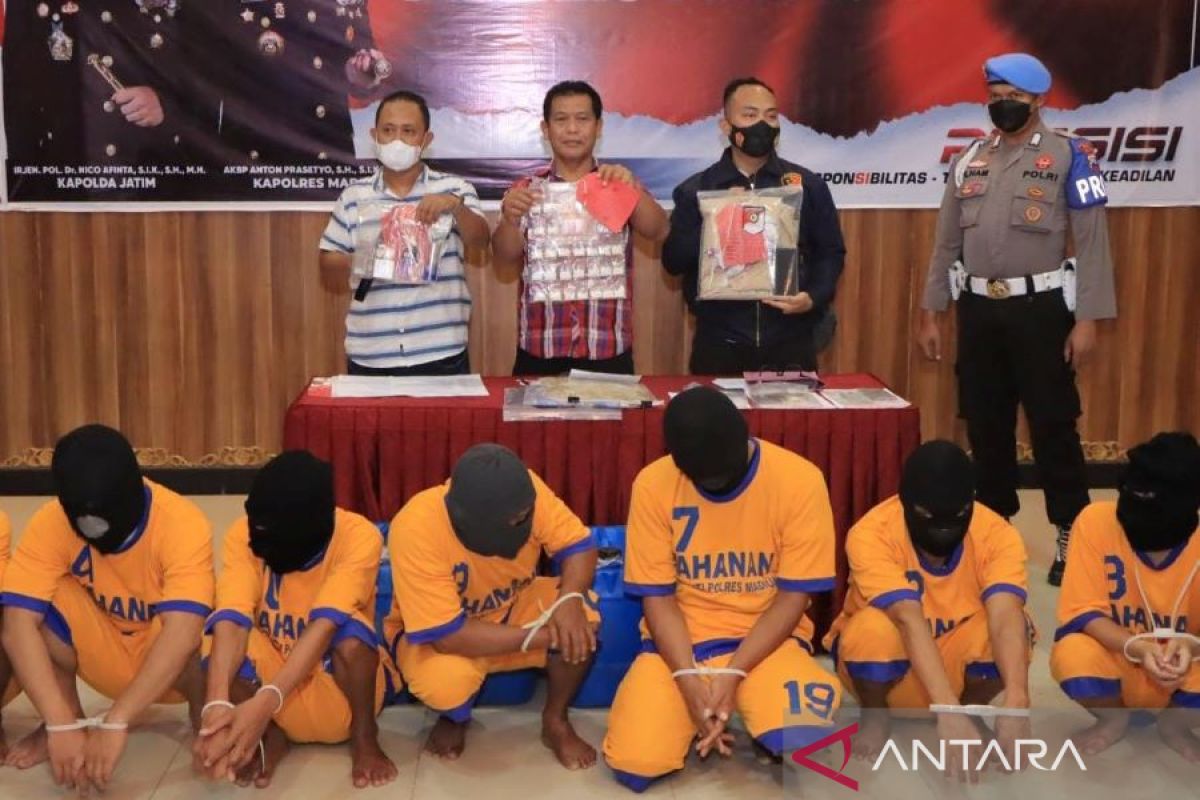 Polres Madiun Jatim ungkap 11 kasus selama Operasi Pekat Semeru 2022