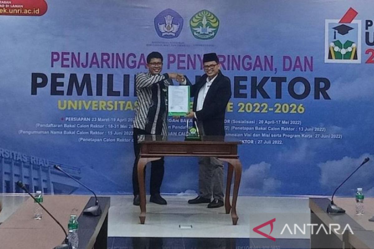 Tiga profesor daftar calon Rektor Universitas Riau 2022-2026