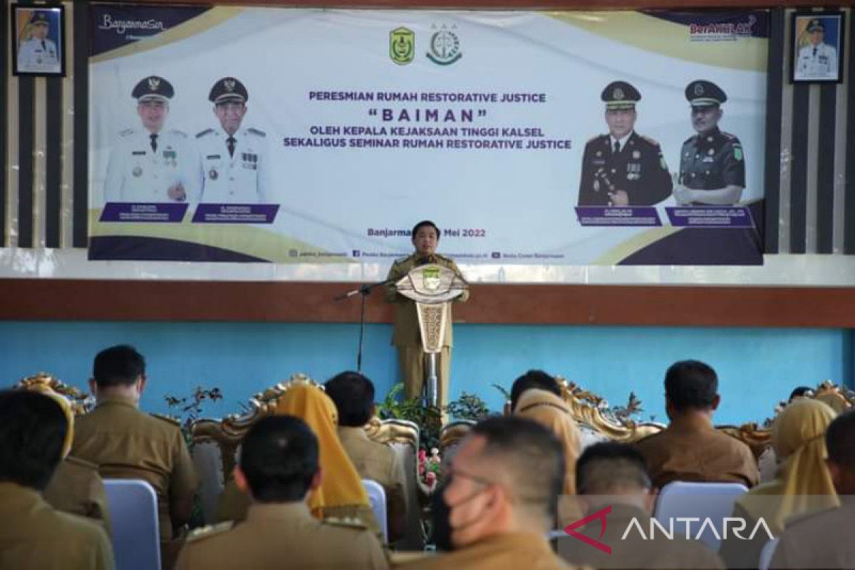 Wali Kota: Rumah restorative justice harapan baru keadilan