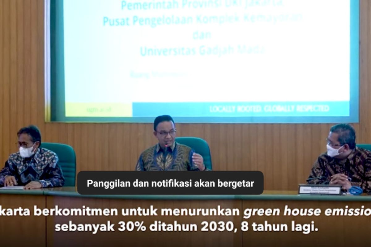 DKI Jakarta kerja sama dengan UGM revitalisasi RTH kawasan Kemayoran