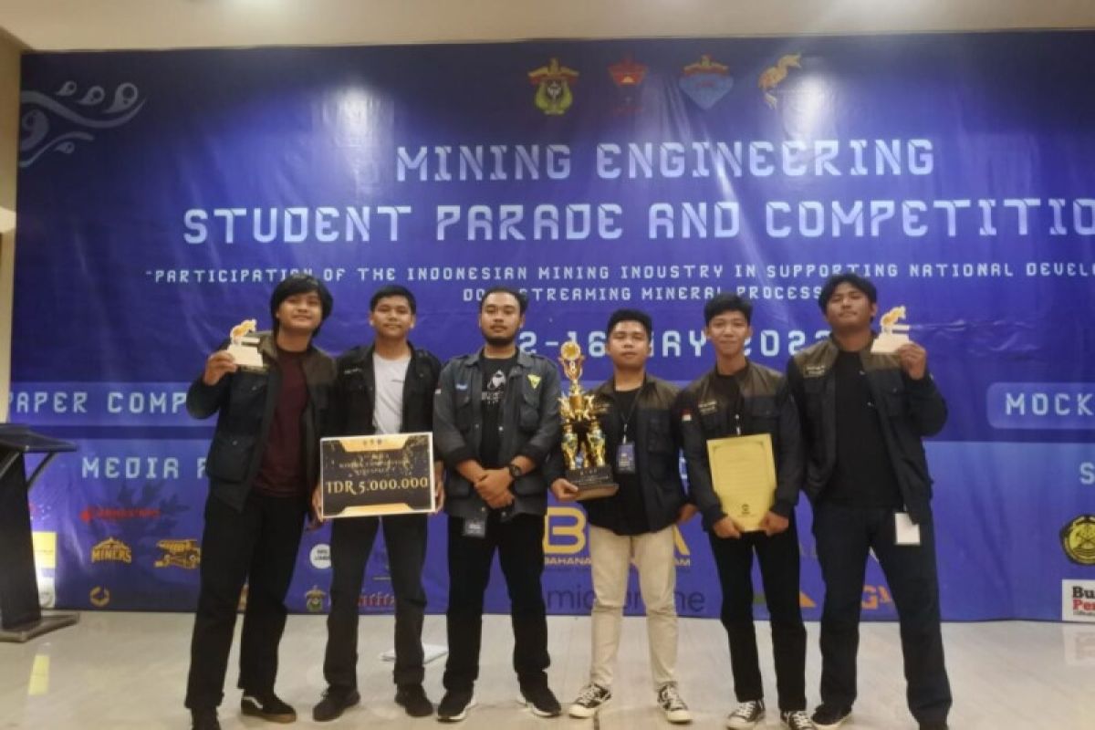 Mahasiswa Pertambangan Unja Juara satu panning pada Mining Competition Minespace V