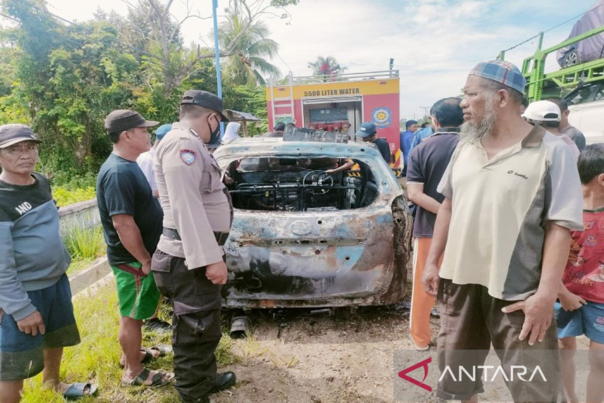 Di Konawe, minibus angkut BBM terbakar akibatkan sopir luka bakar