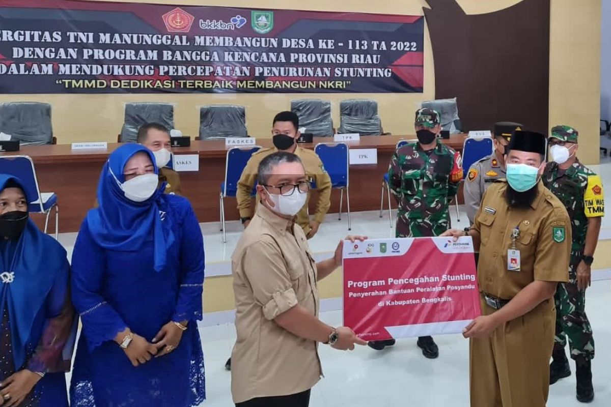 Cegah stunting, PHR bantu 57 Posyandu di empat kabupaten di Riau