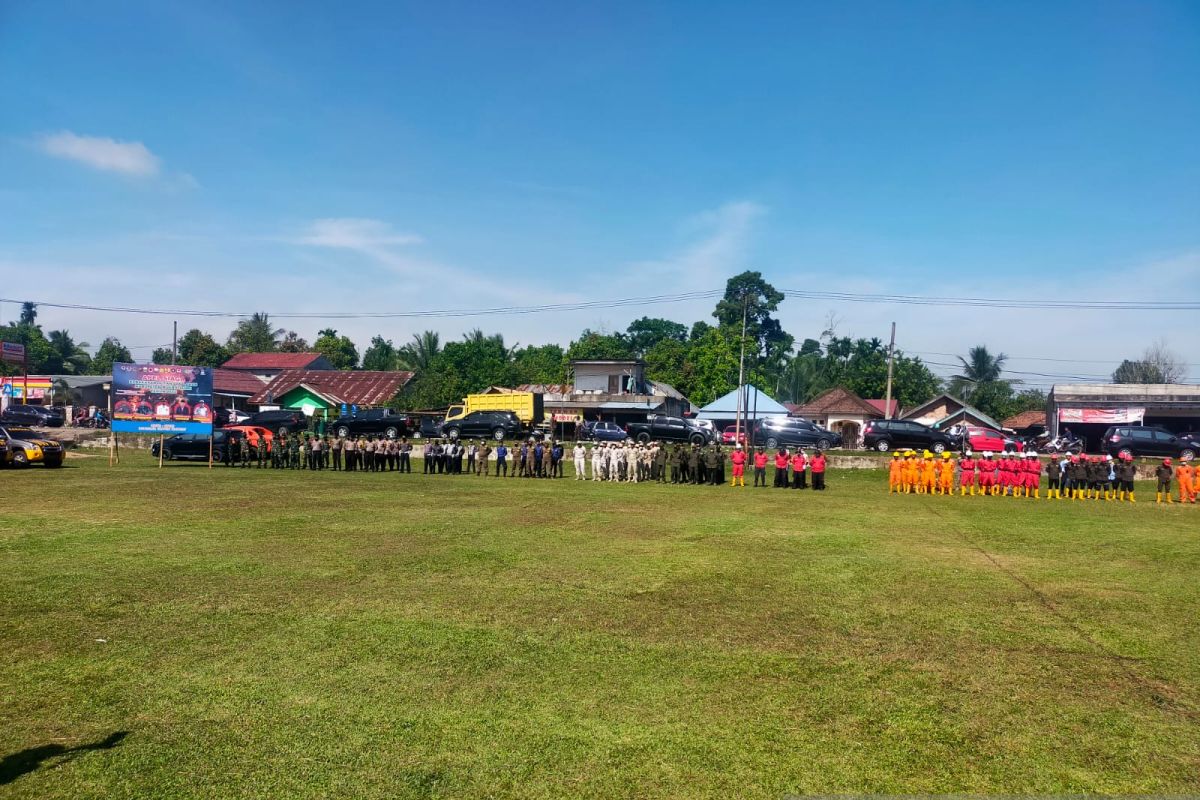 Kabupaten Muarojambi gelar apel siaga bencana kebakaran hutan dan lahan