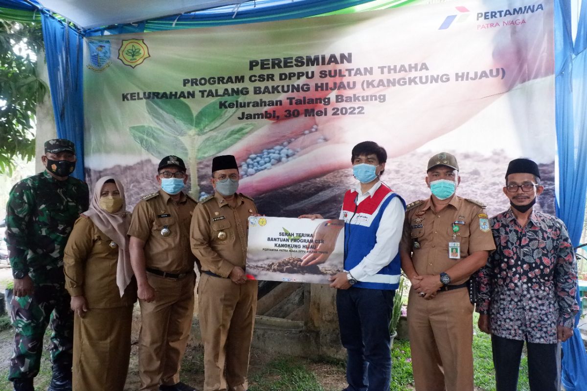 Pertamina Patra Niaga Regional Sumbagsel resmikan program Kelurahan Talang Bakung Hijau