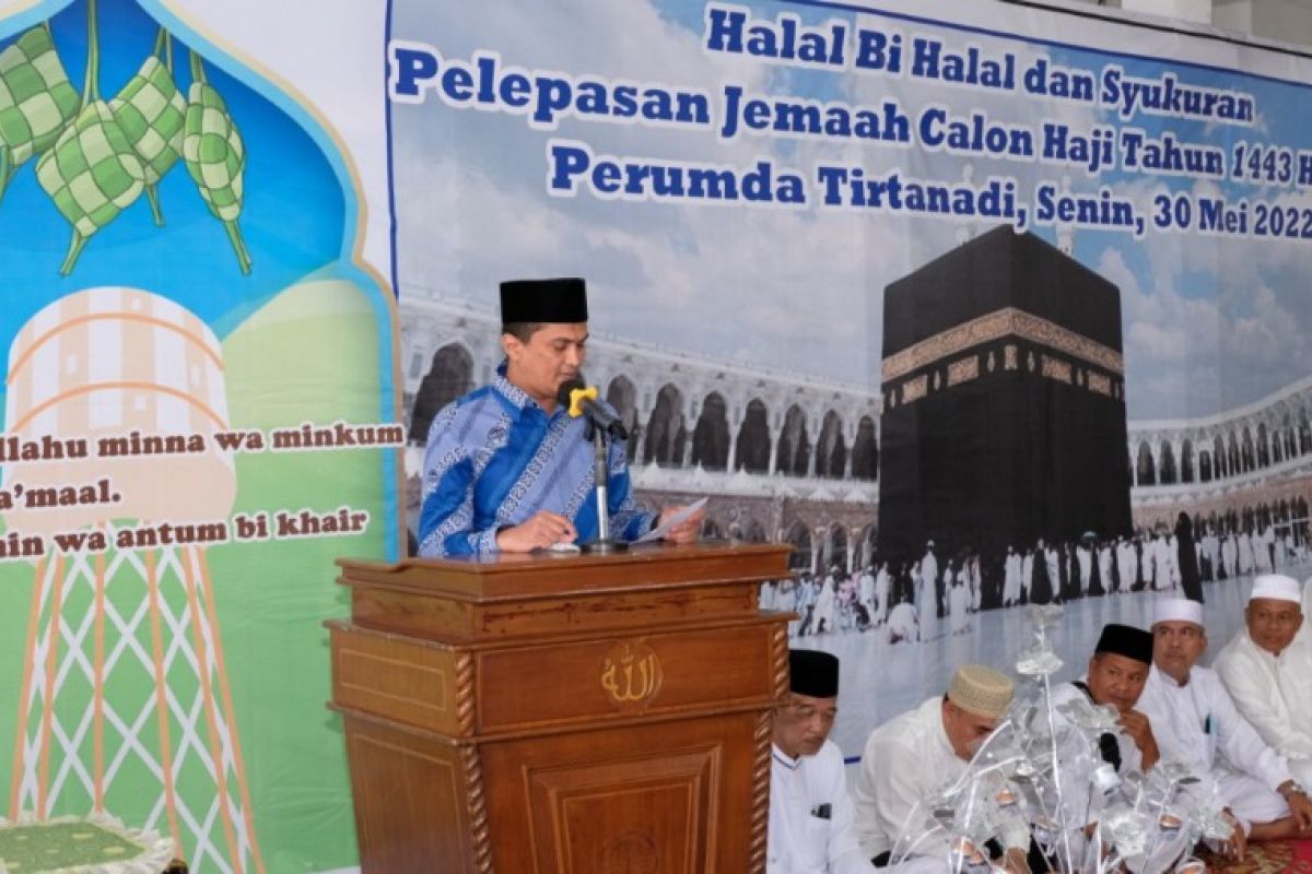 Perumda Tirtanadi gelar halal bihalal dan pelepasan calon Jamaah haji