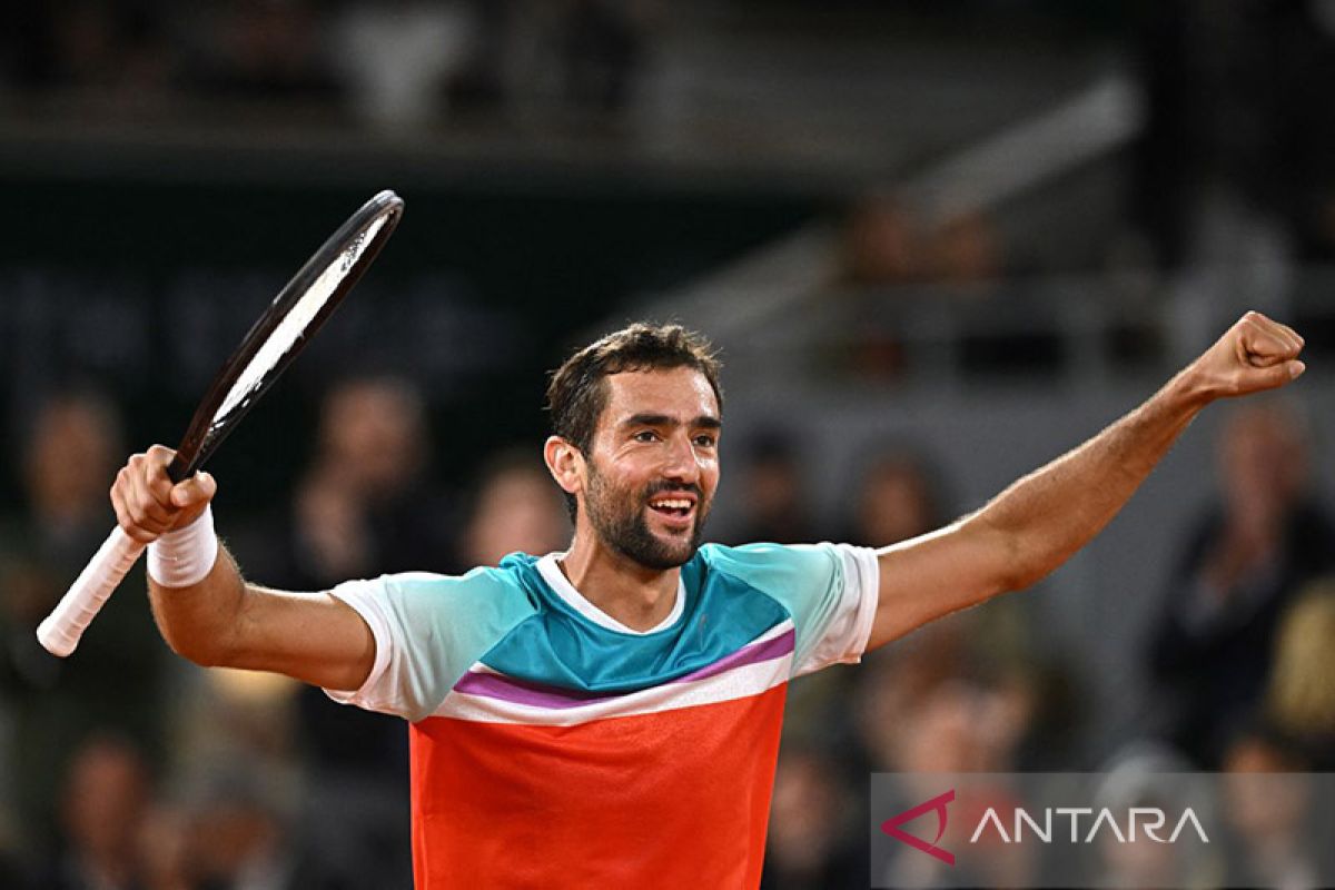 Cilic tundukkan Medvedev untuk menyiapkan pertandingan melawan Rublev