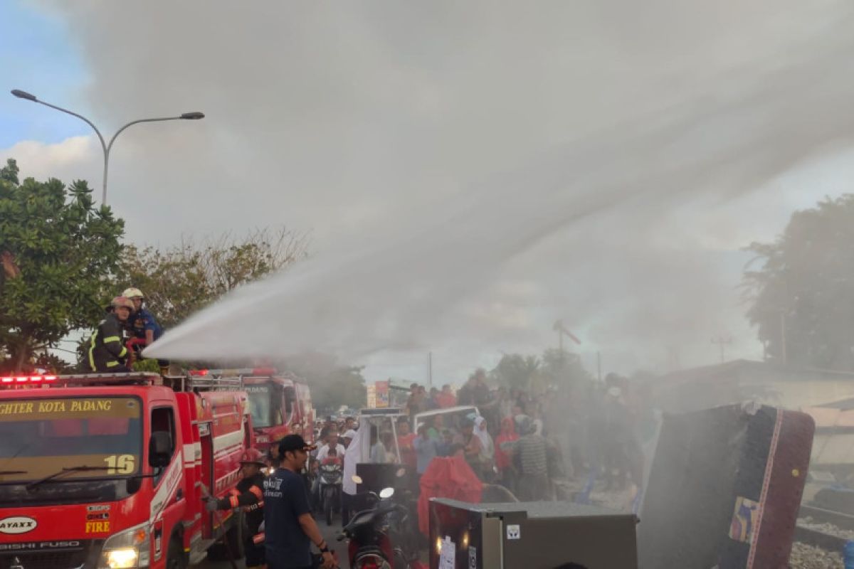 Damkar catat 114 kejadian kebakaran di Padang sejak Januari 2022