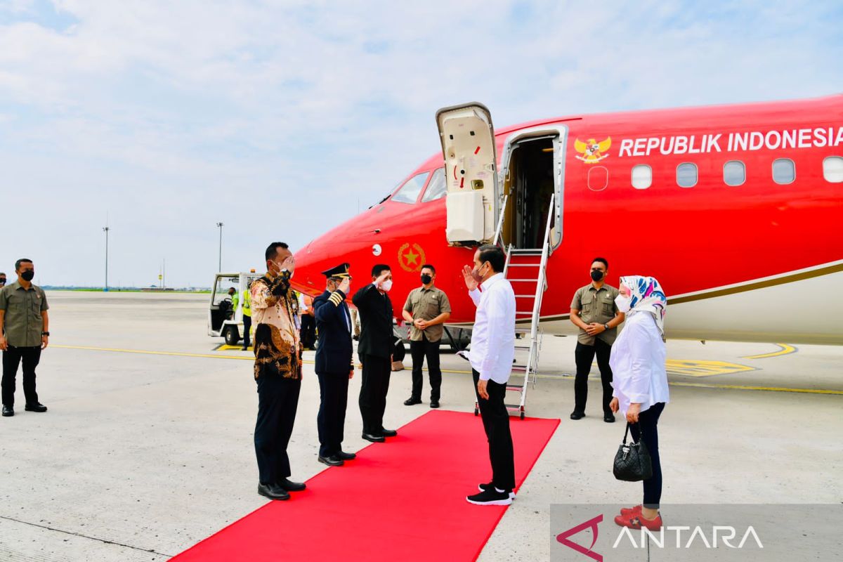 Presiden Jokowi bertolak ke Ende