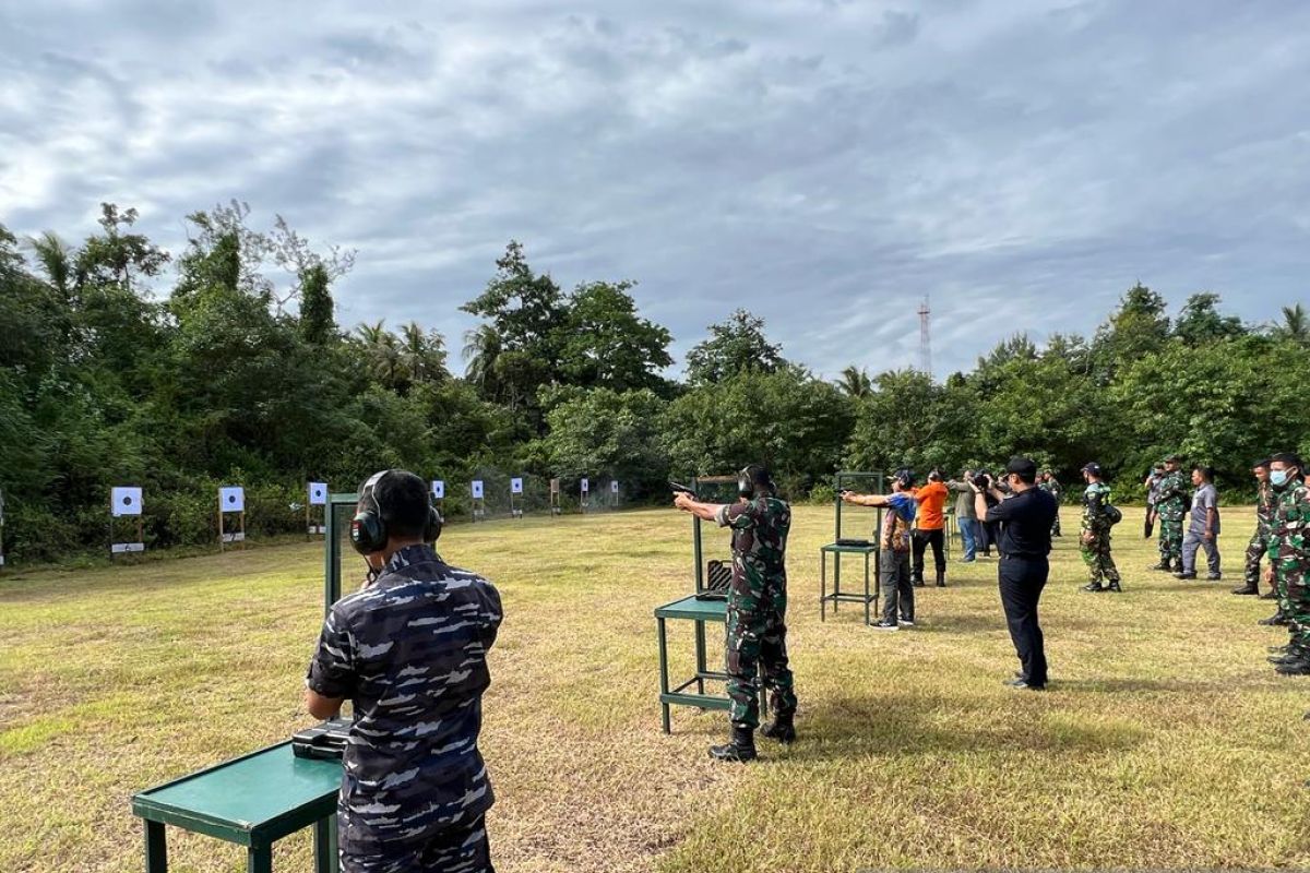 Lanud Mus Sabang bentuk sinergitas melalui latihan menembak