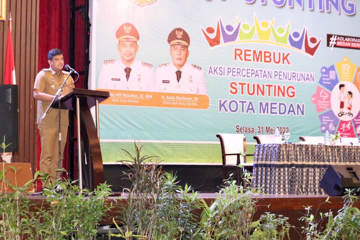 Pemkot Medan intervensi penurunan stunting anggarkan Rp214,87 miliar