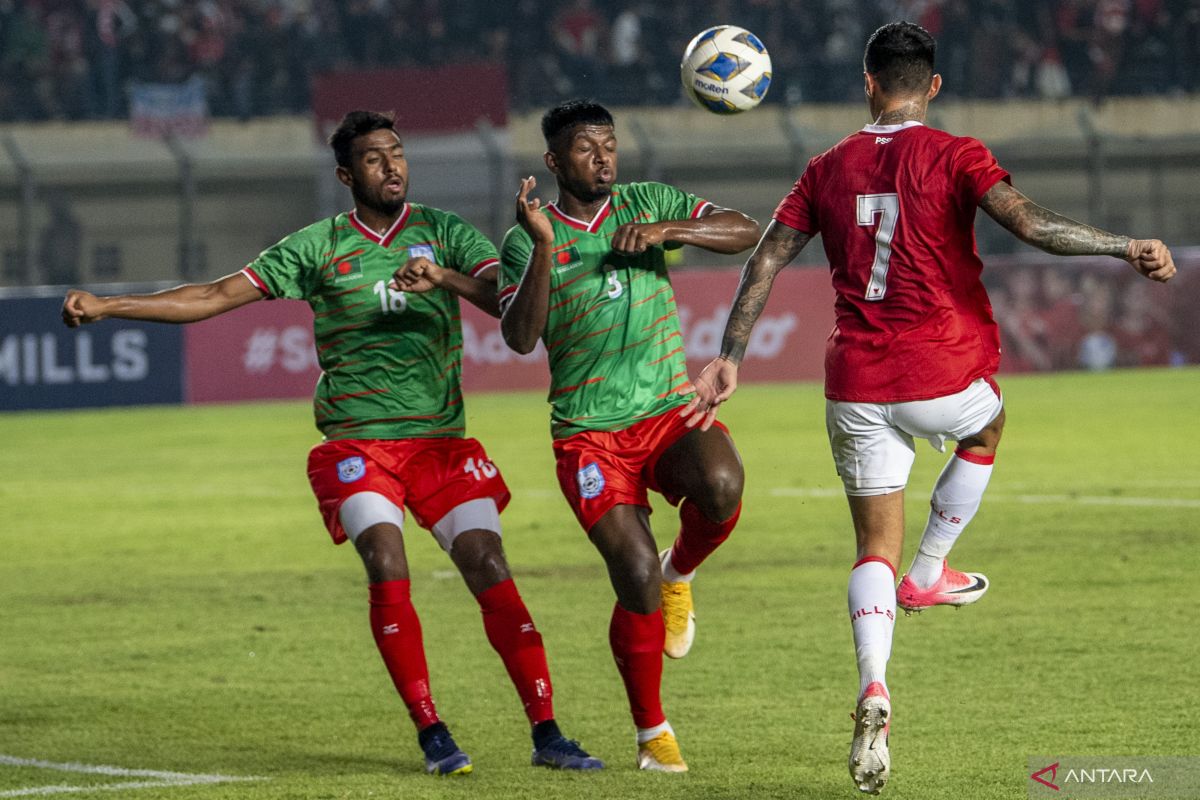 Indonesia ditahan imbang Bangladesh tanpa gol