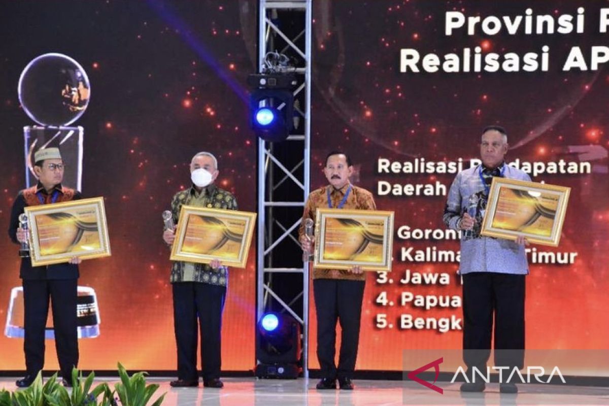 Kaltim peringkat dua realisasi pendapatan tertinggi 2021