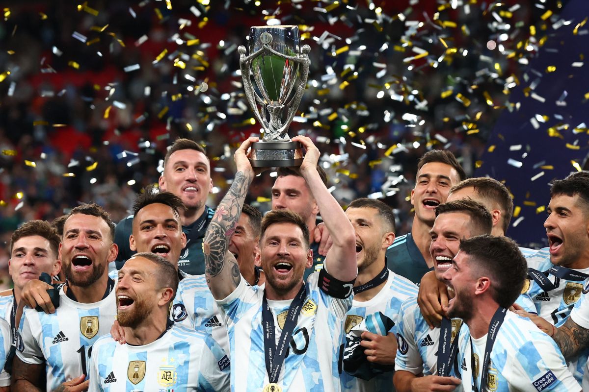 Argentina juara 'finalissima' usai kalahkan Italia 3-0