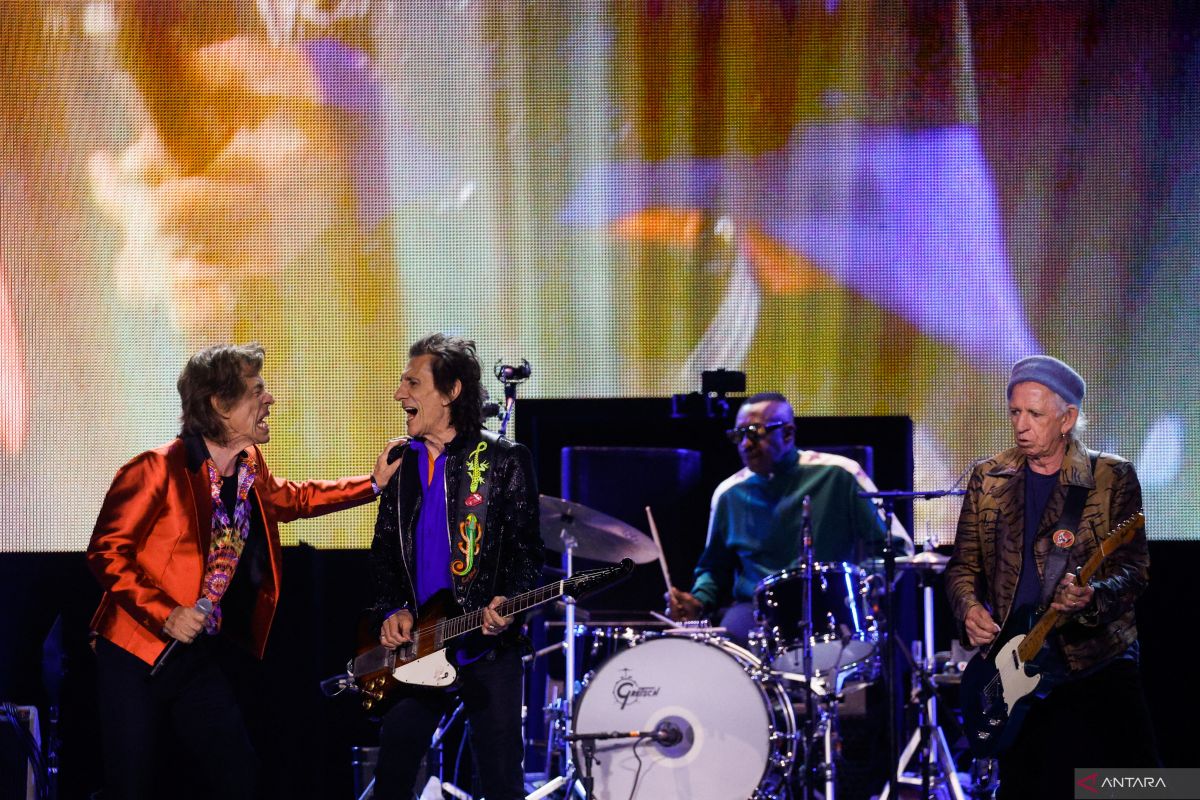 Rolling Stones gelar tur konser rayakan ultah ke-60 di Spanyol