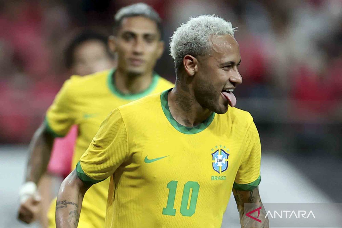Neymar cetak dua gol saat Brazil bantai Korsel