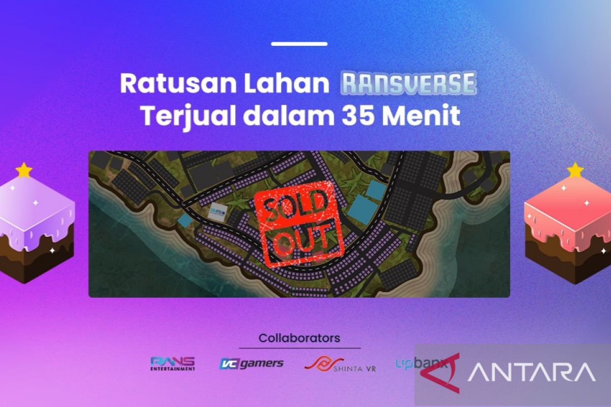 Ratusan lahan RansVerse Raffi Ahmad habis terjual dalam 35 menit