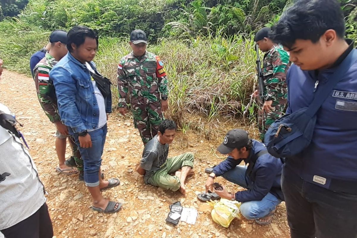 Satgas Pamtas kembali tangkap terduga pelaku narkoba di perbatasan RI-Malaysia