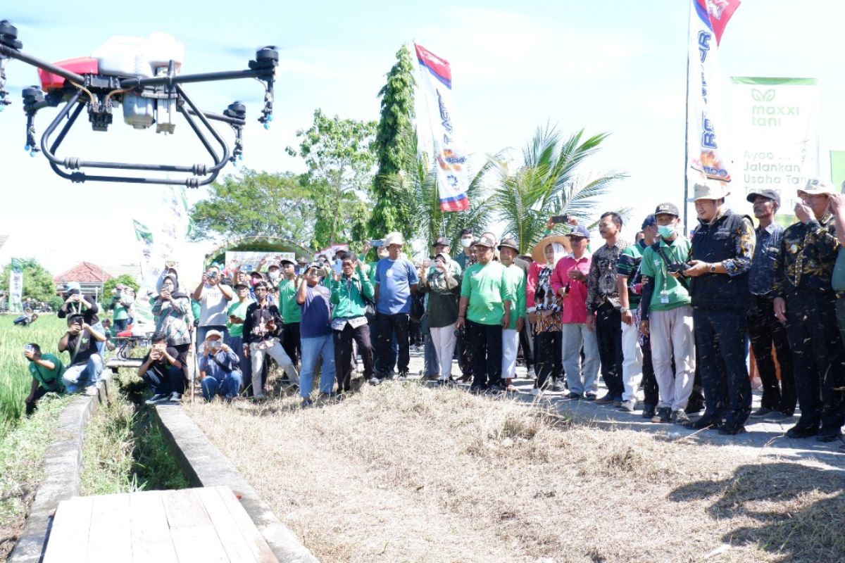 Pemkab Lamongan gunakan drone untuk kendalikan hama tanaman