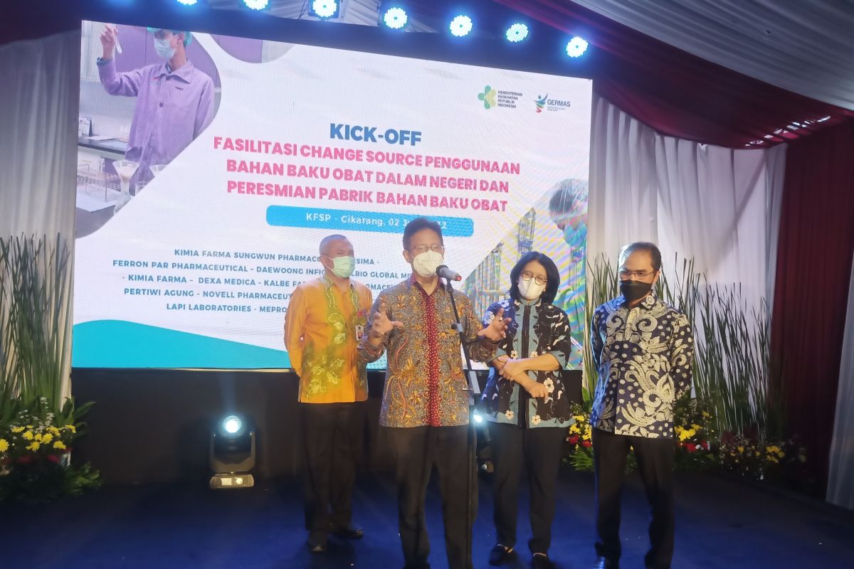 Indonesia to produce 50 percent of medicine raw materials: Minister