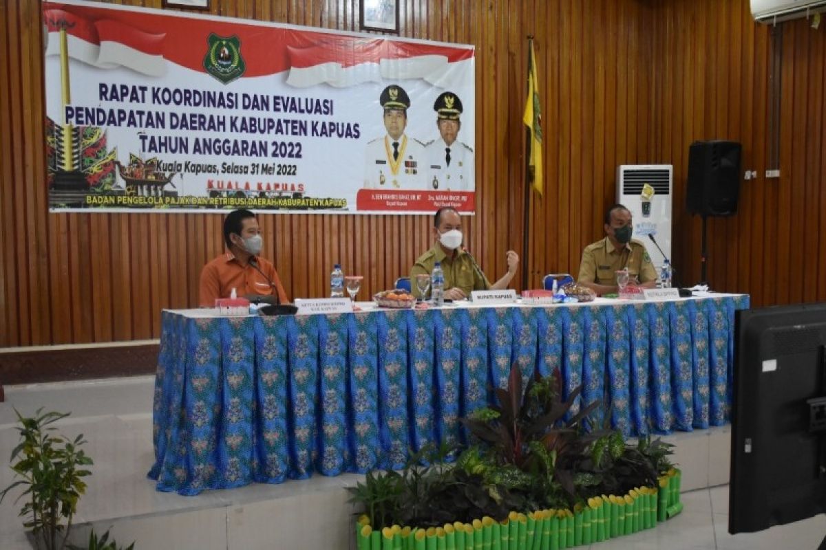 Bupati Kapuas minta OPD gali potensi daerah tingkatkan PAD