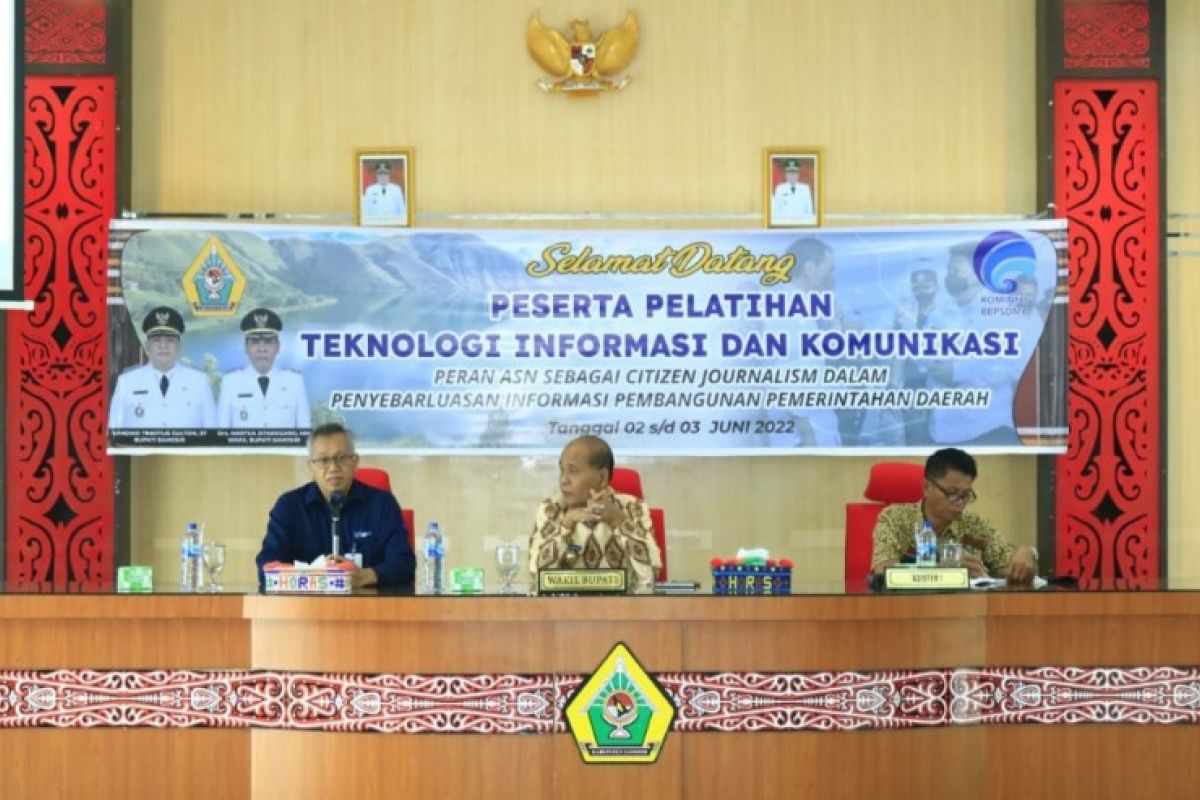 Kemenkominfo laksanakan pelatihan ASN menjadi citizen Journalism di Kabupaten Samosir