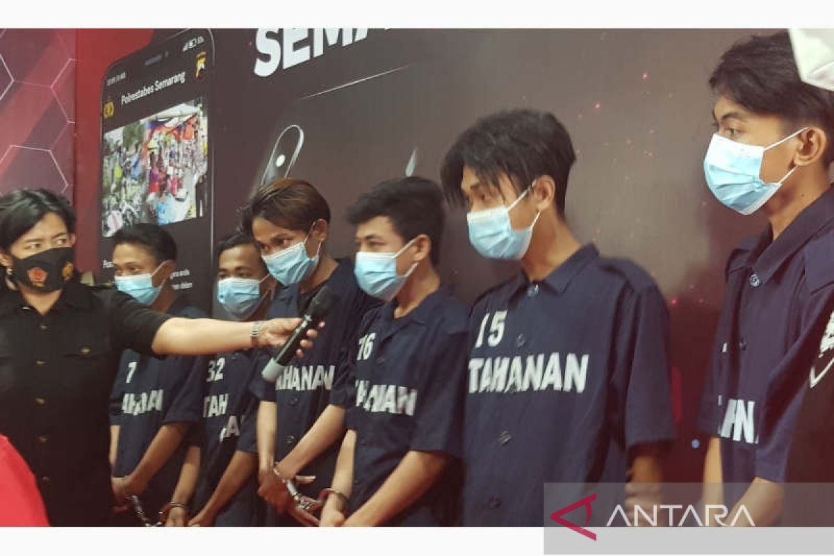 Enam pemuda pelaku pengeroyokan di  Semarang diringkus