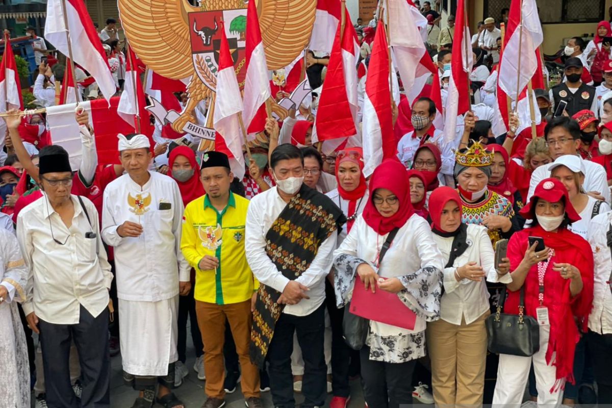 Aliansi Relawan Militan Jokowi deklarasi sumpah setia Pancasila