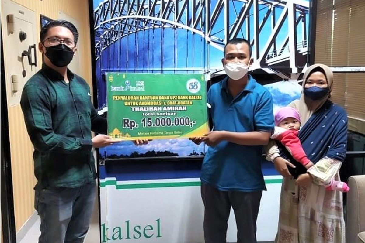 Penderita jantung bocor terima bantuan dari UPZ Bank Kalsel