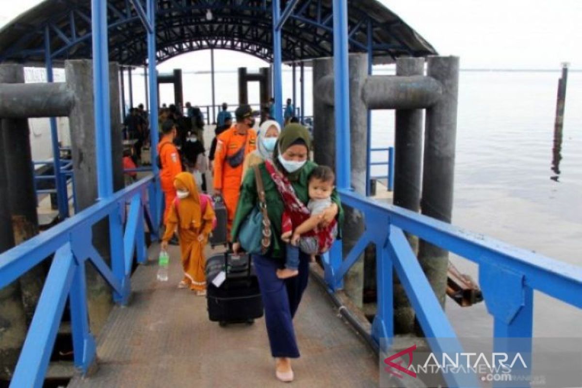 Penumpang angkutan laut di Babel naik 102,03 persen