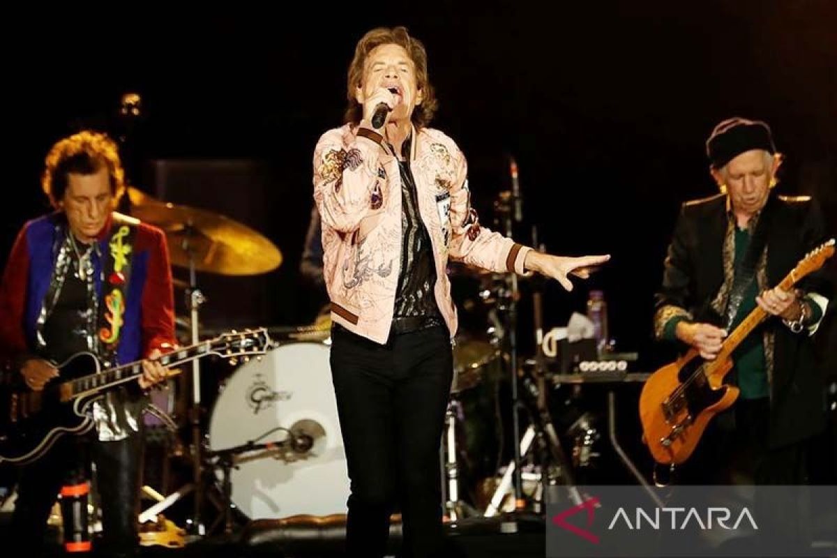 Grup band Rolling Stones gelar tur konser rayakan ultah ke-60 di Spanyol