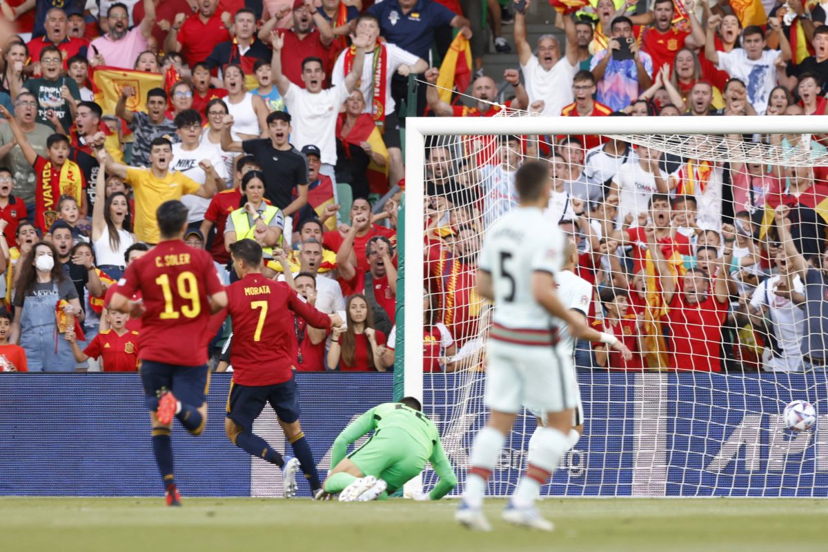 Spanyol dan Portugal bermain imbang 1-1 di Nations League