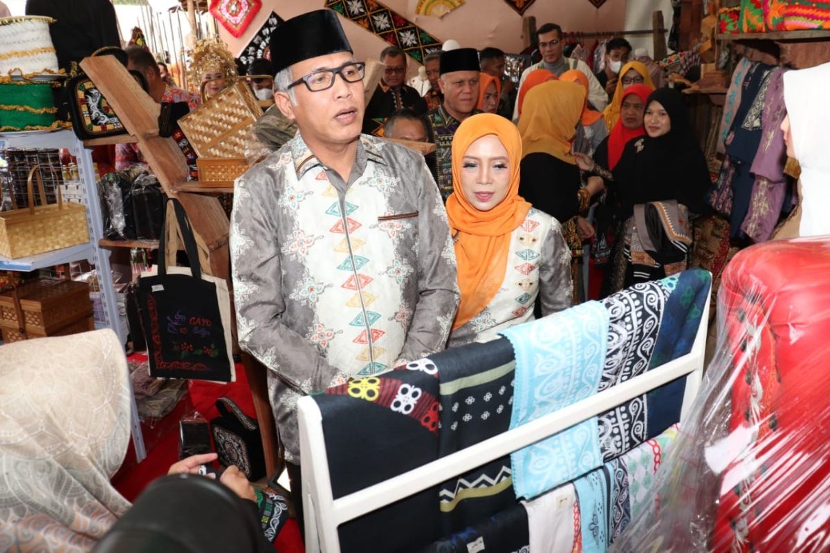 Ini empat pesan Gubernur di Rakerda Dekranasda di Aceh Tengah