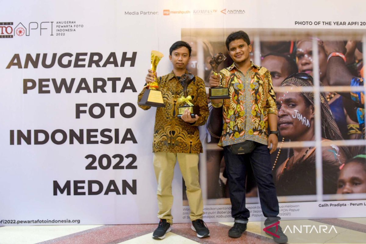 Tiga pewarta foto ANTARA  menangkan APFI 2022