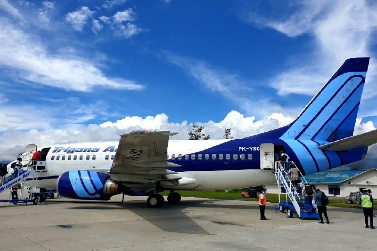Trigana Air kembali membuka rute penerbangan Wamena-Dekai