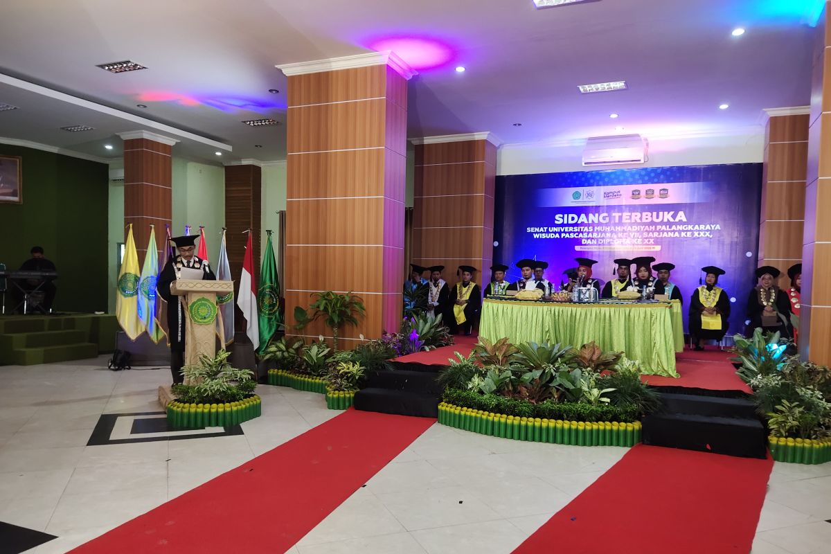 Universitas Muhammadiyah Palangkaraya wisuda sebanyak 268 mahasiswa