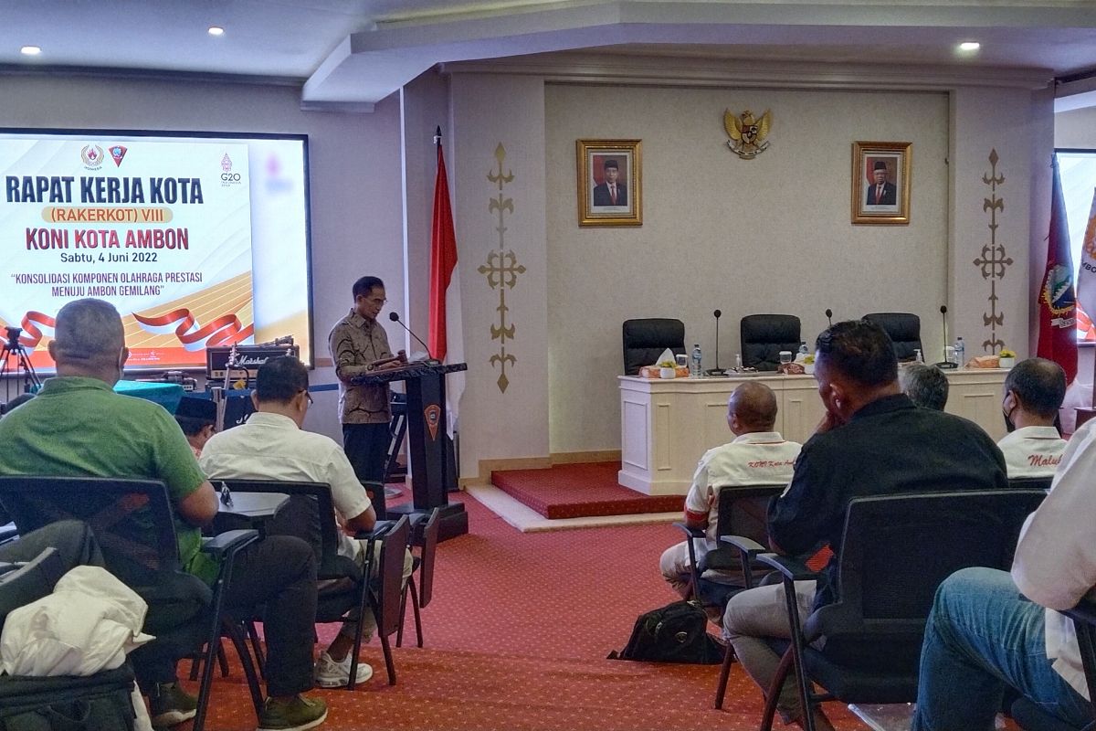 Raker KONI Ambon sarana pembinaan dan peningkatan prestasi atlet