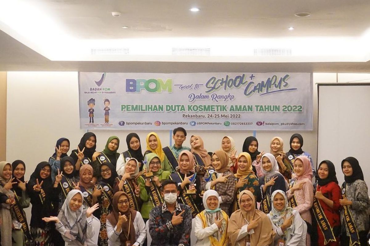 Edukasi milenial soal kosmetika aman, BBPOM di Pekanbaru hadirkan 30 duta kosmetik
