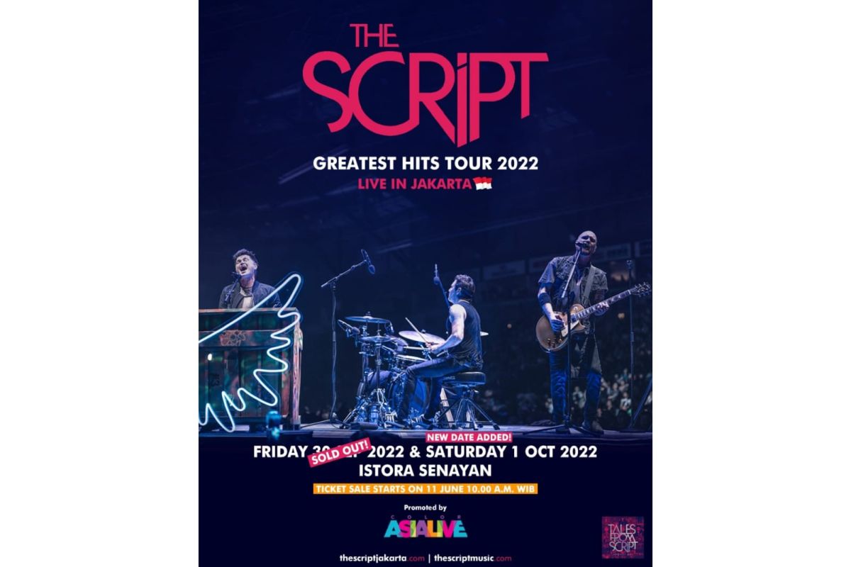 The Script tambah jadwal konser di Jakarta