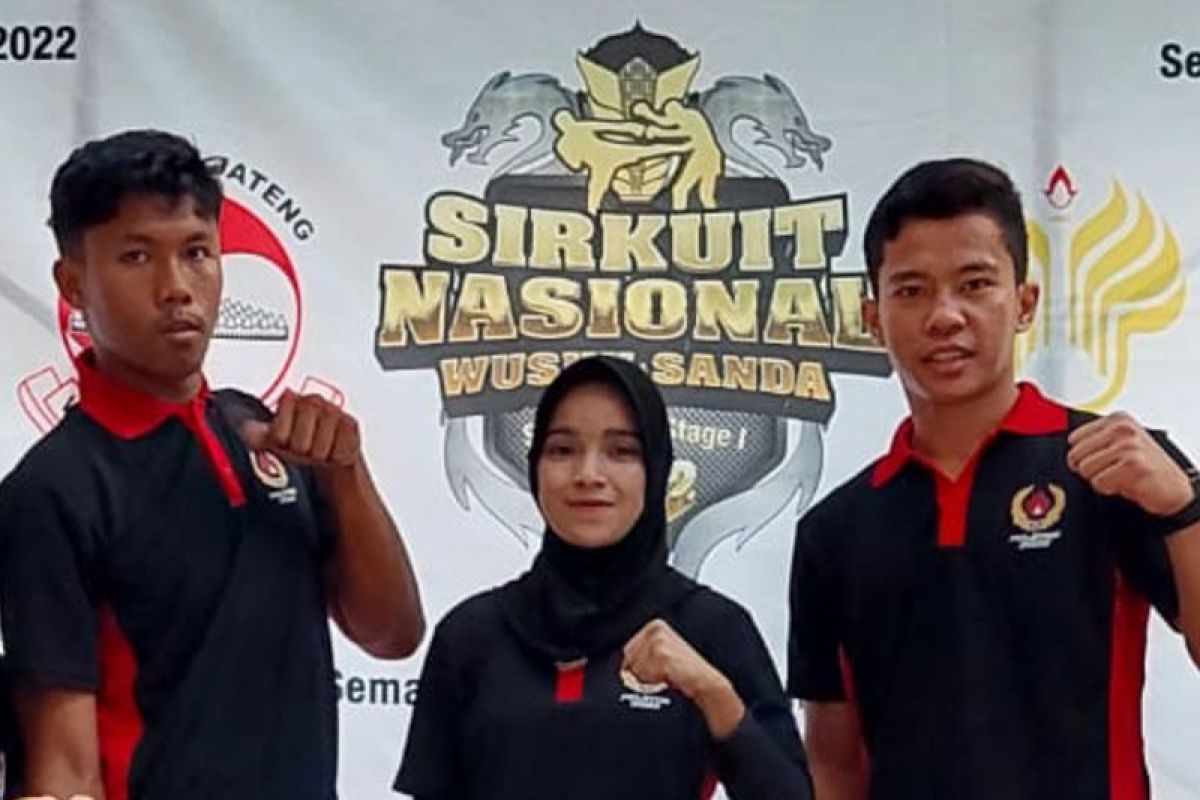 Atlet Aceh rebut tiga medali sirkuit nasional wushu