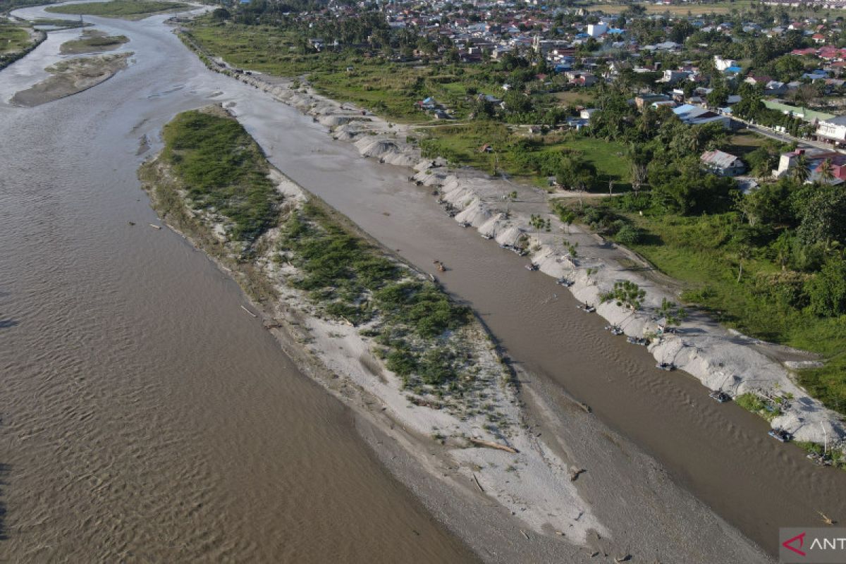 Sigi dorong desa hijaukan pinggir sungai dengan bambu